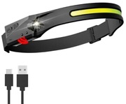 Mocna latarka czołowa LED