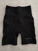 Czarne krótkie spodenki sportowe szorty Born 36 jak nowe