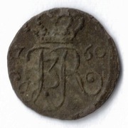 August III Sas. Szeląg Toruń 1760 