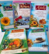 Zestaw 24 Kartek Imienników z Sentencją i Kopertą - UNIKATOWY PAKIET!