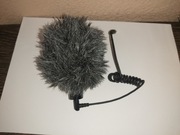 Mikrofon z futerkiem jack 3,5mm do aparatu/telefonu