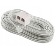 ROZDZIELACZ TELEFONICZNY KABEL 2x RJ11 15FT 4,5m