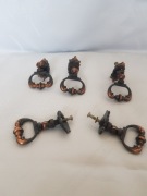 Uchwyt ozdobny do szafki mebli antyczny retro