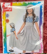 1^ Sukienka Wiktoriańska strój przebranie 8/10 Lat 128/140 