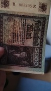 5000 Marek 1922 rok  banknot, Niemcy, seria R  809895  E