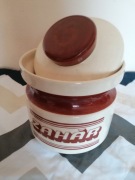 Pojemnik ceramiczny na cukier.Made in Romania.