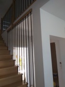 Schody dębowe na beton