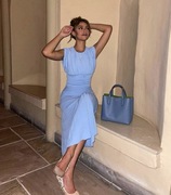 ZARA SUKIENKA DZIANINA BŁĘKITNA BLOG R.M NOWA!