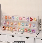 Poleczka do mini figurek akrylowa przezroczysta nowa Funko Kinder Lego