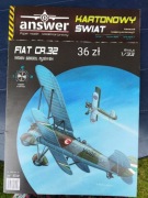 Model kartonowy Fiat CR. 32