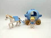 Lego DUPLO 6153 Kareta Kopciuszka koń karoca disney księżniczka klocki