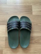 Klapki męskie Adidas - Camo/zielony, rozmiar 40,5