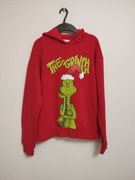 Bluza ocieplana z kapturem,świąteczna,Grinch ,Cropp,r.XS