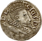 Trojak Zygmunt III Waza 1600 mennica Lublin, Marzęta 1600.1-41-A-f