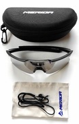 Merida okulary Rowerowe Polaryzacyjne ochrona UV400 Lekkie Nowe w etui