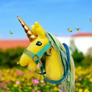Jednorożec unicorn na kijku Hobby Horse - MAGIC SUN 