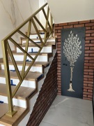 Balustrada schodowa drzwi drzewo cnc