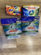 Ariel 160 szt vizir 17 szt persil 28 szt kapsułki do prania