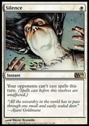 Silence Magic: the Gathering MtG
