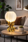 Designerska Lampa 3D ORB w kolorze Magic Silk Mistic Tiger