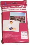 PAPIER FOTOGRAFICZNY GLOSSY AIGOSTAR 230G 50szt 
