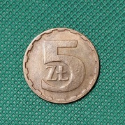 Moneta 5 zł 1986r PRL kolekcjonerska