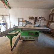 Piła formatowa z wózkiem i podcinakiem