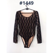 Body koronkowe S/36 z podszewką cieliste wiskoza #1449