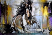 120x80cm akryl na płótnie seria Equine