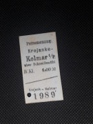 Magnes Bilet Krojanke (Krajenka) - Kolmar i.P.
