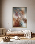 Pejzaż, abstrakcja, olej, 70x100cm, Monika Seroka