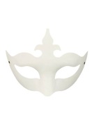 Maska wenecka - karnawałowa do malowania - Stwórz swój własny projekt!