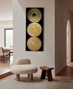 Obrót Słońca | NOWOCZESNY obraz malowany RĘCZNIE 