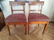 Dwa krzesła Biedermeier do renowacji,  połowa XIX wieku