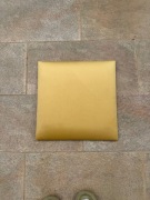 Panel tapicerowany ścienny 50 oraz 40 – Żółty (Miodowy) 