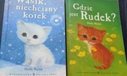 2 książki o kotkach Holly web rudej, wąsik 