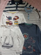 Bluzki chłopięce, 5.10.15, długi rękaw, r. 122