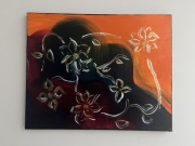 Obraz akryl abstrakcyjny autorski prezent