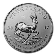 Krugerrand 50. rocznica 1 uncja Srebra 2017 certyfikat