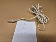 Kabel zasilający biały, P+N, 10/16A,250V, 3m