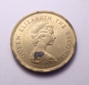 Hong Kong 10 cents 1977 ŁADNA! Rzadkość!