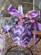 Wielkanocne jajko ze wstążki