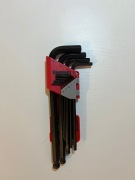 TENGTOOLS KLUCZE IMBUSOWE Z KULKĄ 9szt NOWE