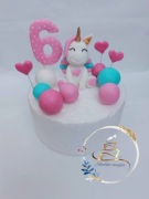 Zestaw  jednorożec z masy cukrowej Seracino ręcznie wykonana 