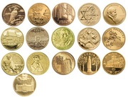 2 Złote NG .Komplet z roku 2008 ( 16 monet).  Stan menniczy .