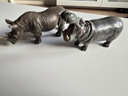 unikatowy nosorożec i hipopotam schleich 1996 , 2001