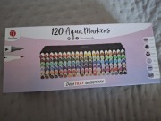 Zestaw markerów aqua 120 sztuk nowe, oryginalne zapakowane