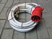 Kabel Siłowy 32A 5x6 mm2 z wtyczką PCE M miedź 