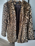 Przepiękne futerko / płaszcz w cętki 