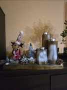 Stroik świecznik naturalny rękodzieło prezent 